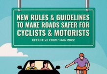 New road traffic rules for Motorists and Cyclist in SG